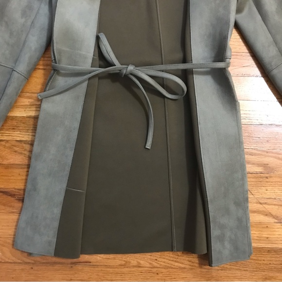 NWT H&M Olive Green Coat - Picture 3 of 9